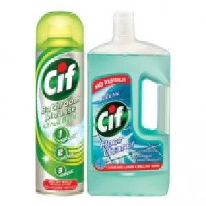Cif Spray Bath Mousse Citrus Burst, Ocean Floor Cleaner