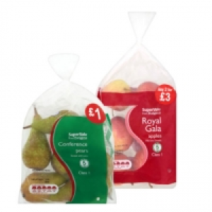 SuperValu Royal Gala Apple, Conference Pears