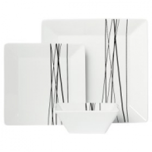 Moda Porcelain Dinner Set £32.00