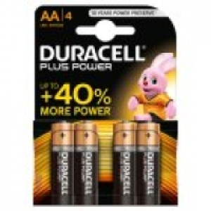 Duracell Plus Power AA Batteries Alkaline £3.50
