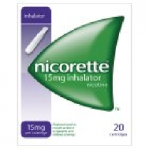 Nicorette inhalator 15mg cartridges &pound;21.00