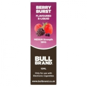 Asda Bull Brand Berry Burst E-Liquid 18mg Nicotine