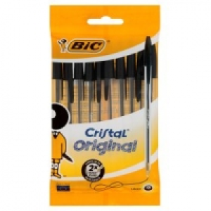 Cristal Black Medium Ball Pens £3.20