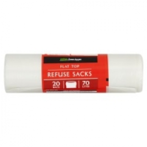 Asda Asda 20 Clear Refuse Sacks