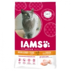 Senior & Mature Dry Cat Food Chicken &pound;4.49