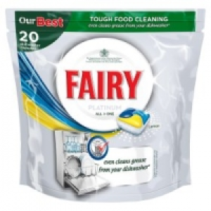 Platinum All In One Lemon Dishwasher Tablets £4.00