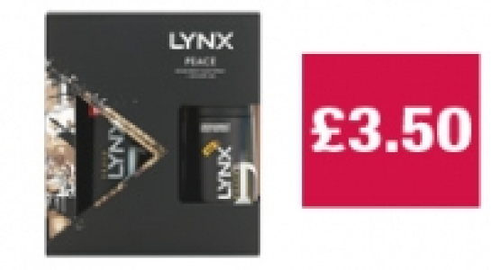 Lynx Peace Duo Gift Set £3.50