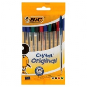 Cristal Assorted Medium Ball Pens £3.20