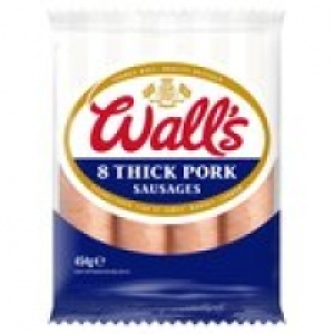 Walls Thick Pork Sausages &pound;2.49