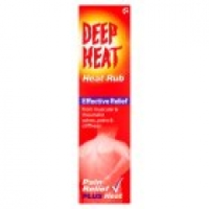 Deep Heat rub £2.00
