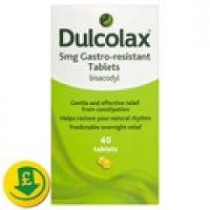 Dulcolax Tablets Bisacodyl 5mg &pound;3.25
