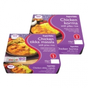 SuperValu Indian Ready Meals (All Varieties)