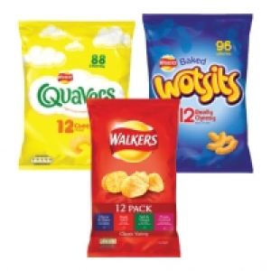 Walkers Variety, Quavers, Wotsits