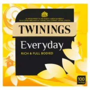 Everyday 100 Tea Bags &pound;4.00
