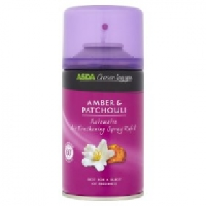 Asda Asda Warm Amber & Patchouli Automatic Air Freshening Spray Refill