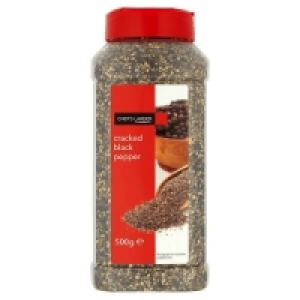 Chefs Larder Cracked Black Pepper 500g £7.85