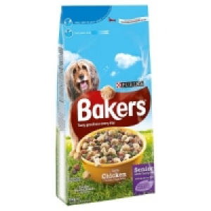 Bakers Complete 7 Years+ Senior Tender Meaty Chunks with Tas £10.79
