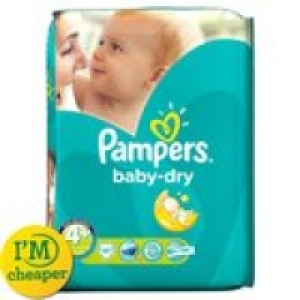 Pampers Baby Dry Size 4+ Maxi+ 9-20Kg