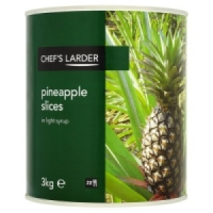 Chefs Larder Pineapple Slices in Light Syrup 3kg