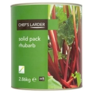 Chefs Larder Solid Pack Rhubarb 2.86kg