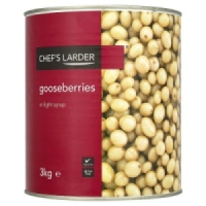 Chefs Larder Gooseberries in Light Syrup 3kg