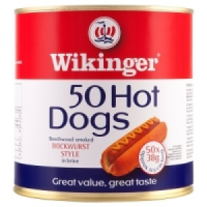 Wikinger 4x50s Hot Dogs Bockwurst Style in Brine