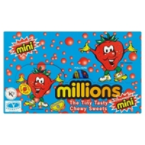 Millions Mini Strawberry The Tiny Tasty Chewy Sweets 30 Pack
