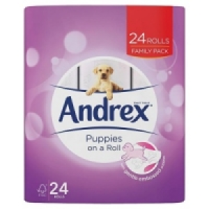 Andrex Puppies on a Roll 24 Rolls £14.39