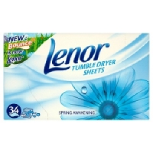 Lenor Tumble Dryer Sheets Spring Awakening 4 x 34s