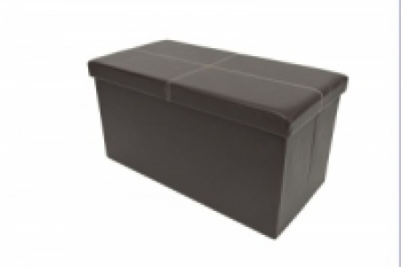 Storeasy Faux Leather Ottoman 2 Seat