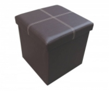 Storeasy Faux Leather Ottoman Single Seat