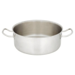 Horeca Select 18/10 Stainless Steel Casserole 28cm/6.5Ltr