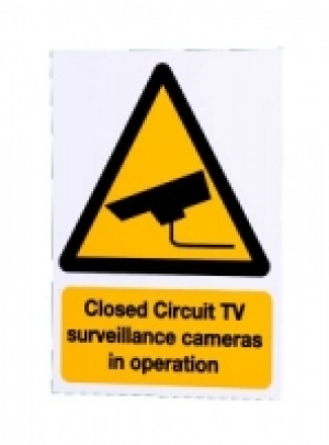 CCTV Cameras In Operation 20 x 15 cm £5.99