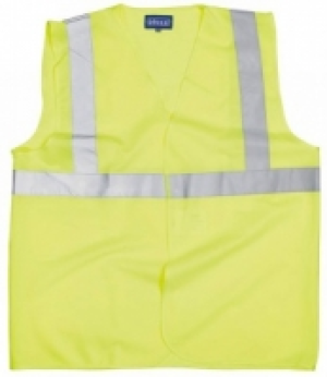 Biloxxi Hi Vis 3PK 1 Band & Brace Vest Yellow