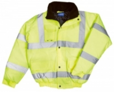 Biloxxi Hi Vis Bomber Jacket Yellow