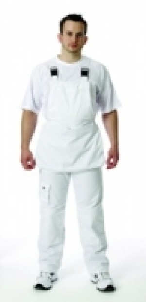 T Class Bib & Brace 80932 White Large