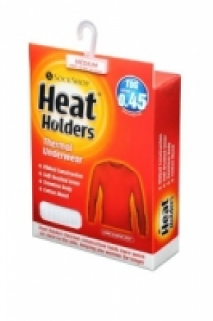 Heat Holders Thermal Long Sleeve Vest White