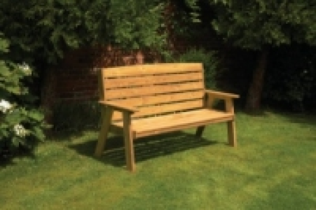 Ashbourne 3 Seater Bench Golden Pine