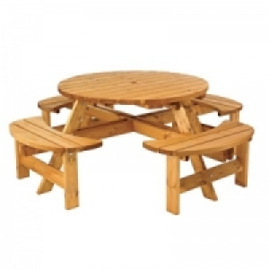 Ashbourne Round Picnic Bench