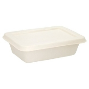 Compost Me Fibre Food Box W Lid 500ml