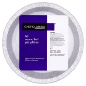 Chefs Larder 60 Round Foil Pie Plates 203mm