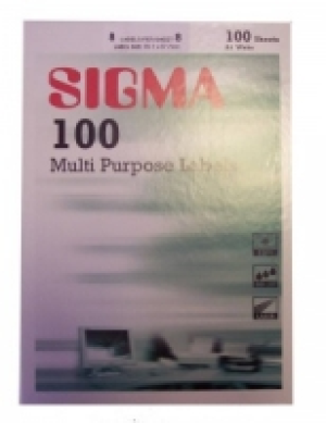 Sigma Labels Pack 100 8 To View A4
