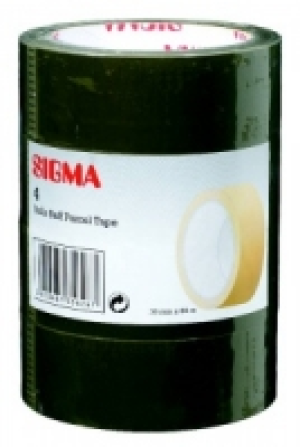 Sigma Packaging Tape Pack 4 Buff 36mm x 66m