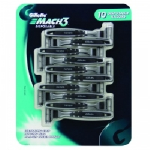 Gillette Mach3 Disposable Razor 10s