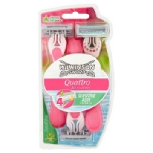 Quattro Beauty Disposable Razors 3S