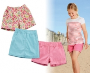 Girls Coloured Shorts/Skirt