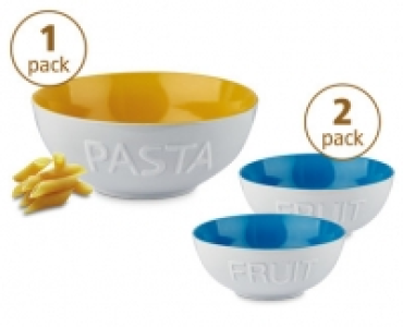 Embossed Serving Bowls