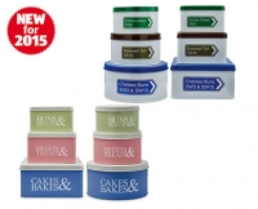 Premium Galvanized Nestable Cake Tins