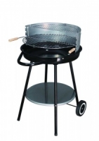 Makro  Round Charcoal BBQ - Silver