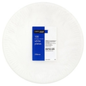 CL White 23cm Plates